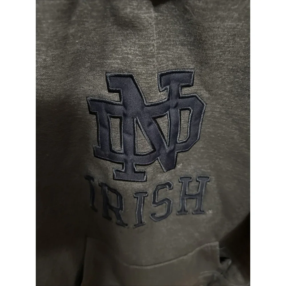 Notre Dame Fighting Irish Logo Hooded Pullover‎ Colosseum Sweatshirt  Size M